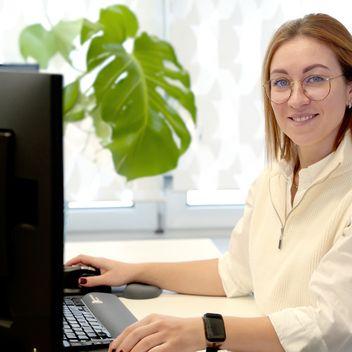 Young Professionals Business Woman Glasses