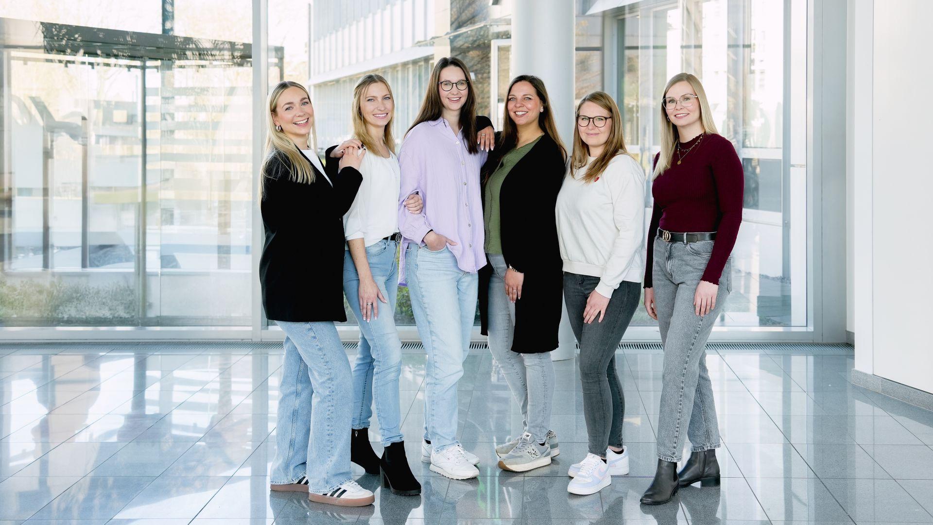 Recruitingteam im Foyer